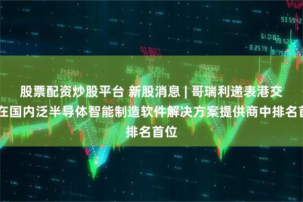 股票配资炒股平台 新股消息 | 哥瑞利递表港交所 在国内泛半导体智能制造软件解决方案提供商中排名首位